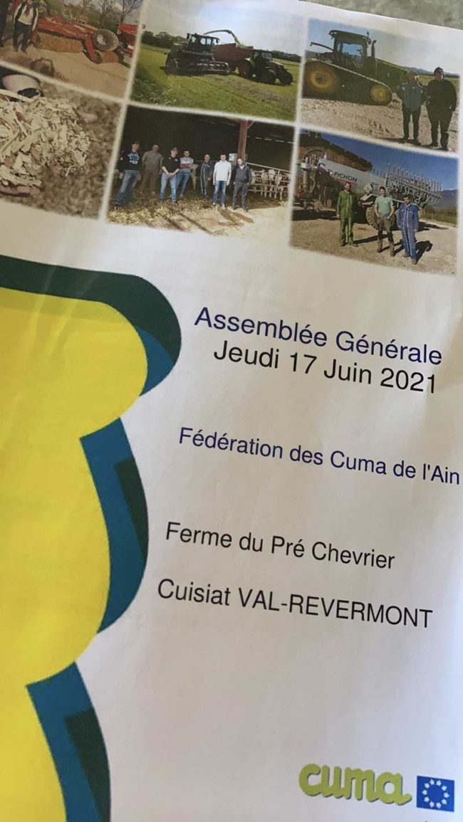 Assemblée Générale FDCUMA01 Assemblée Générale FDCUMA01